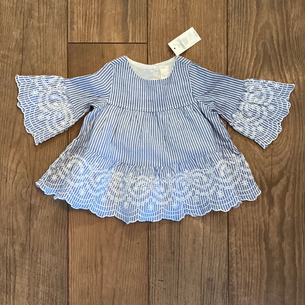 Baby Gap 0-3 Month striped dress NWT
